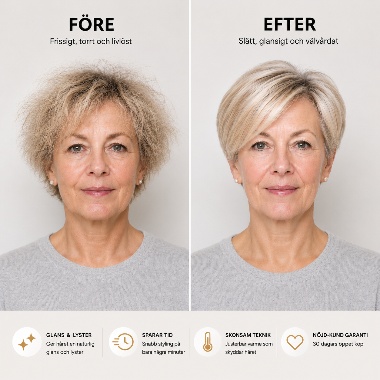 Flow™ – Trådlös värmeborste